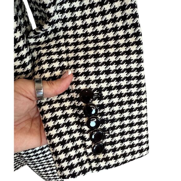 NEW VERONICA BEARD Black White Chek aHutchinson Dickey Jacket NWT - Size S - Picture 10 of 11